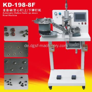 KD-198-8f Vollautomatischer Hohlnagel Upper und unterer Nietmaschine, Knopfmaschine, Bekleidungsschuh und Hutnetzmaschin